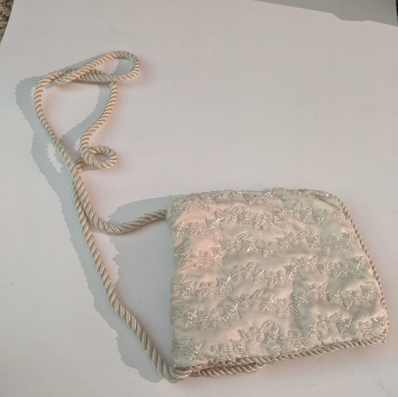 Cream beaded Aldo bag - Picture 3 of 4
